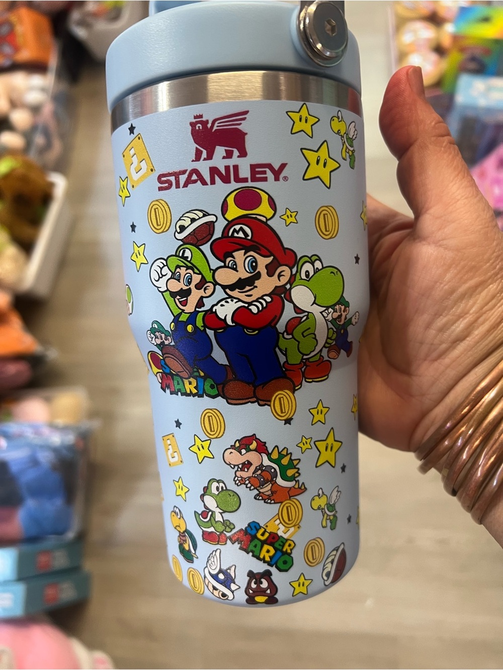 Stanley Super Mario Light Blue Travel Tumbler